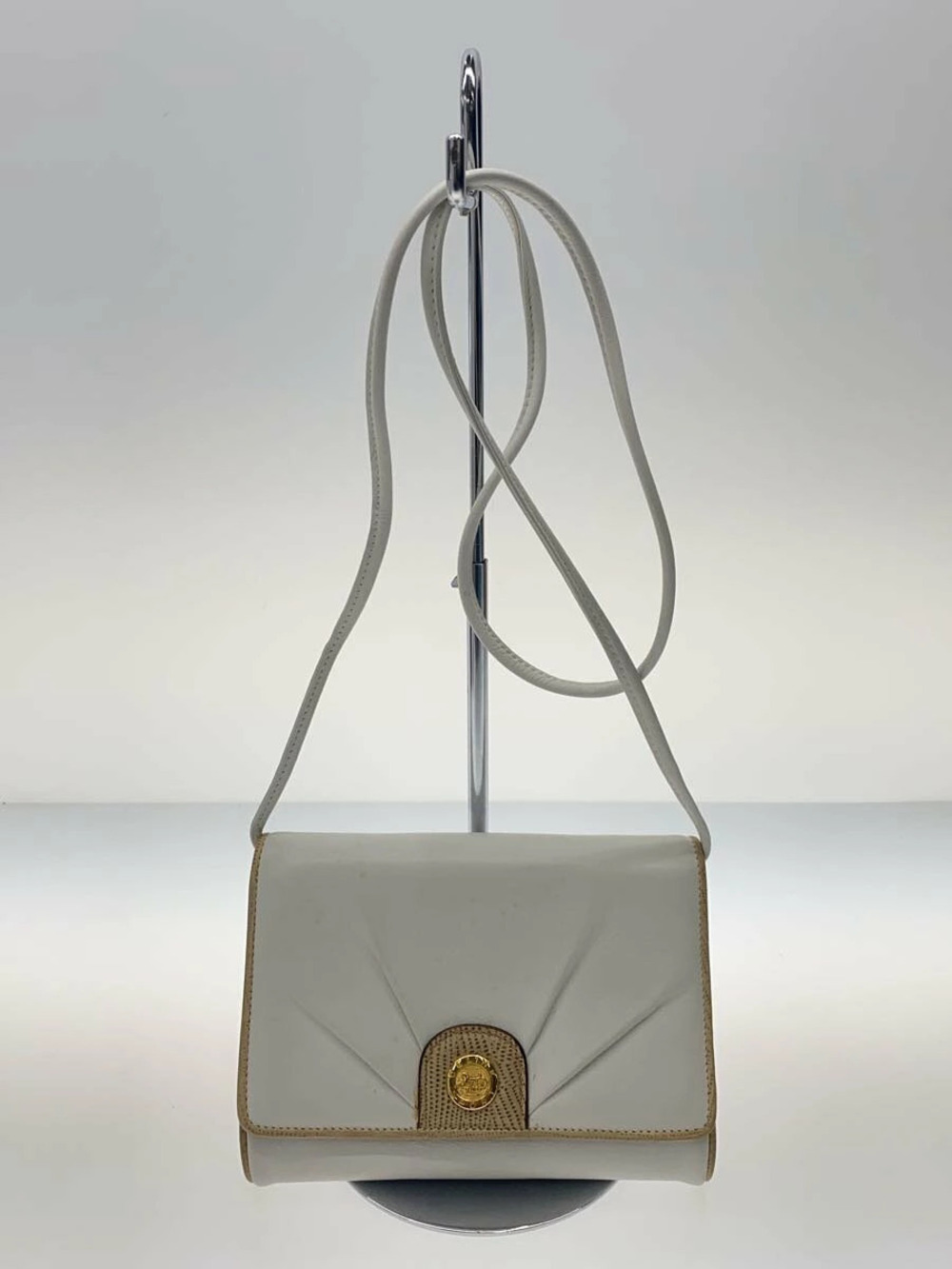 Celine SPORT Shoulder Bag Carriage White